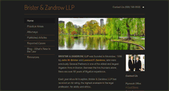 Desktop Screenshot of bz-law.com