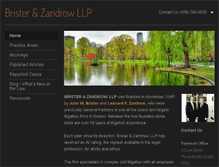 Tablet Screenshot of bz-law.com
